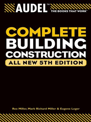 cover image of Audel Complete Building Construction